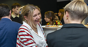 BDD25: People chatting after the conference.