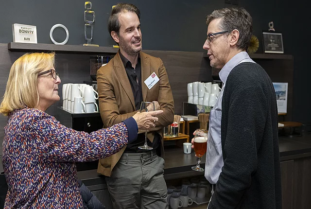 BDD25: People chatting after the conference.