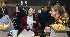 BDD25: People chatting after the conference.