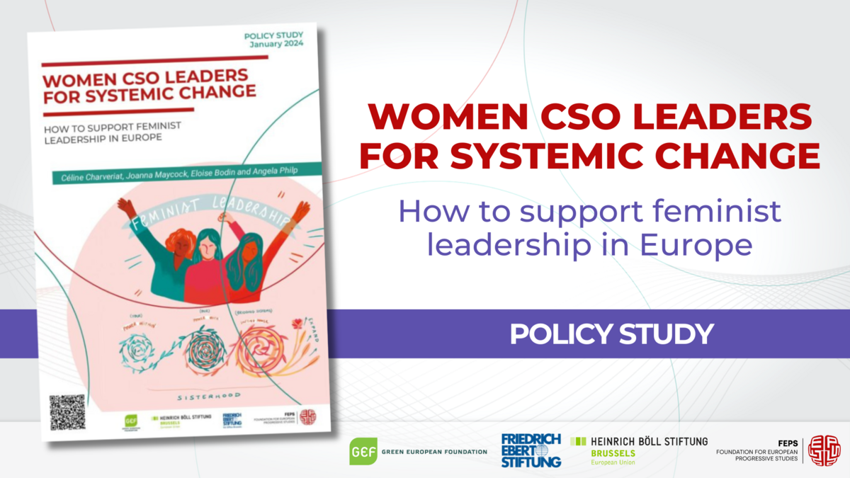 Policy Study: Women CSO leaders for systemic change