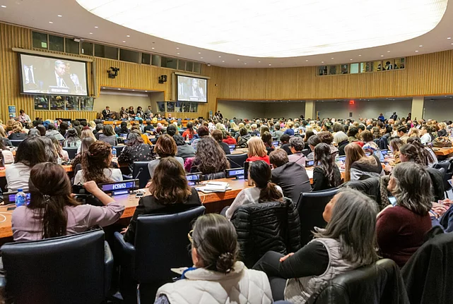 A gender conference at the United Nations.