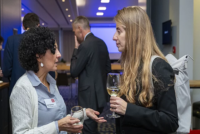 BDD25: People chatting after the conference.